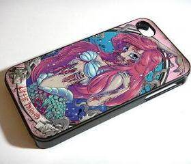 Ariel The Little Mermaid Zombie Disney - Custom iPhone 4/4S, iPhone 5, Samsung Galaxy S3 Case