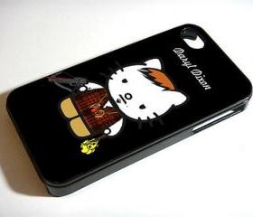Daryl Dixon Kitty Black - Custom iPhone 4/4S, iPhone 5, Samsung Galaxy S3 Case