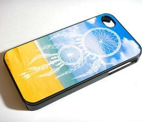 Dreamcatcher Blue Sea Beach Ocean - Custom iPhone 4/4S, iPhone 5, Samsung Galaxy S3 Case