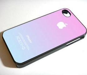 Gradient fade pink mint - Custom iPhone 4/4S, iPhone 5, Samsung Galaxy S3 Case