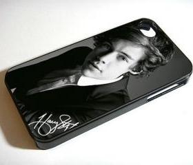 Harry Styles One Direction Cool Style - Custom iPhone 4/4S, iPhone 5, Samsung Galaxy S3 Case