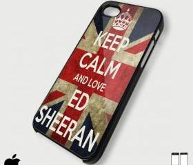 keep calm and love ed sheeran 2 - Custom iPhone 4/4S, iPhone 5, Samsung Galaxy S3 Case