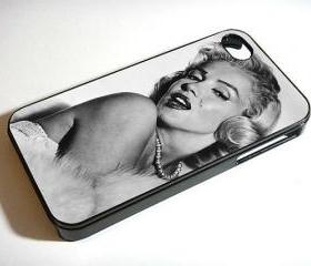 Marilyn Monroe Black and White style - Custom iPhone 4/4S, iPhone 5, Samsung Galaxy S3 Case
