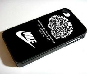 Nike Just do it quote Logo 2 - Custom iPhone 4/4S, iPhone 5, Samsung Galaxy S3 Case