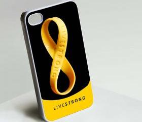 Nike Live Strong Rubber Bracelets - Custom iPhone 4/4S, iPhone 5, Samsung Galaxy S3 Case