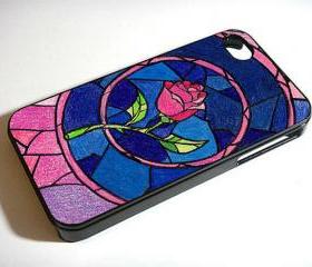 Rose Beauty And The Beast Prince Rose Art Painting - Custom iPhone 4/4S, iPhone 5, Samsung Galaxy S3 Case