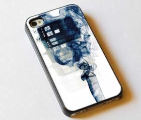 Tardis Doctor Who Smoke - Custom iPhone 4/4S, iPhone 5, Samsung Galaxy S3 Case