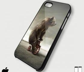 Tricycle Bear - Custom iPhone 4/4S, iPhone 5, Samsung Galaxy S3 Case